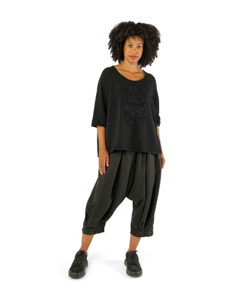 Rundholz Black Label - Gerade geschnittene Hose mit Falten - 1263350108