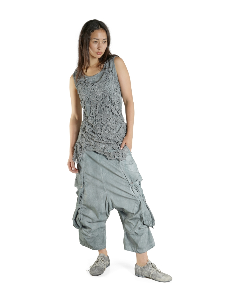 Rundholz DIP - Schmales Baumwoll crepe Top - 1262520810