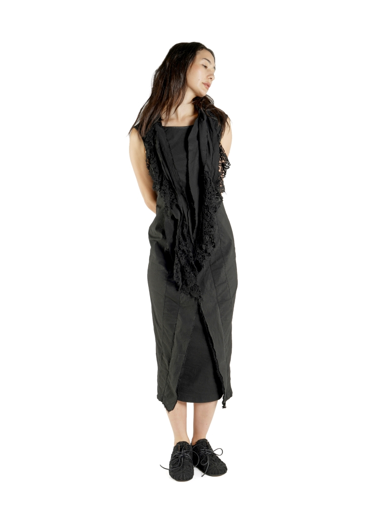 Rundholz DIP - Bananenförmiges Kleid mit Volant - 1262240926