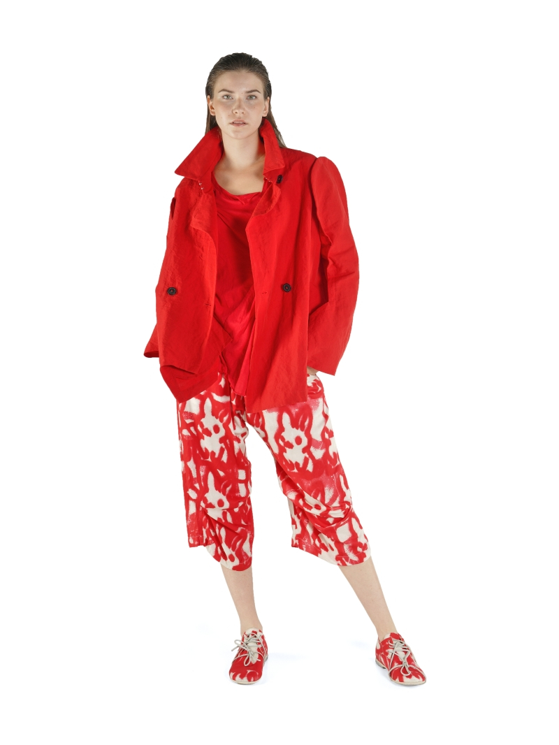 Rundholz - Schmales Papercotton T-shirt - 1261320501