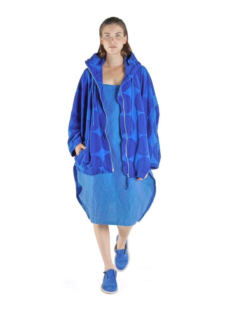 Rundholz - French Terry Jacke mit Kapuze - 1261271104