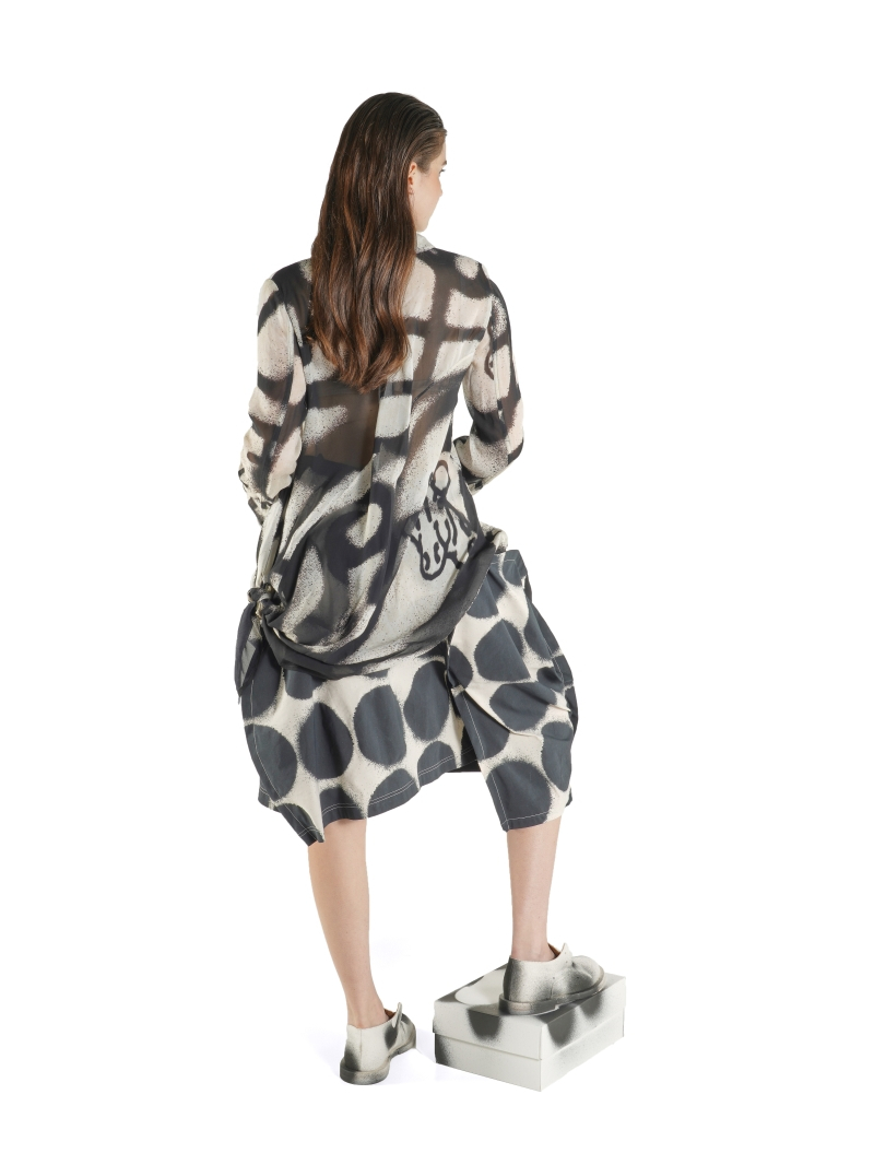 Rundholz - Asymmetrische Cottonshape Hose - 1261630104