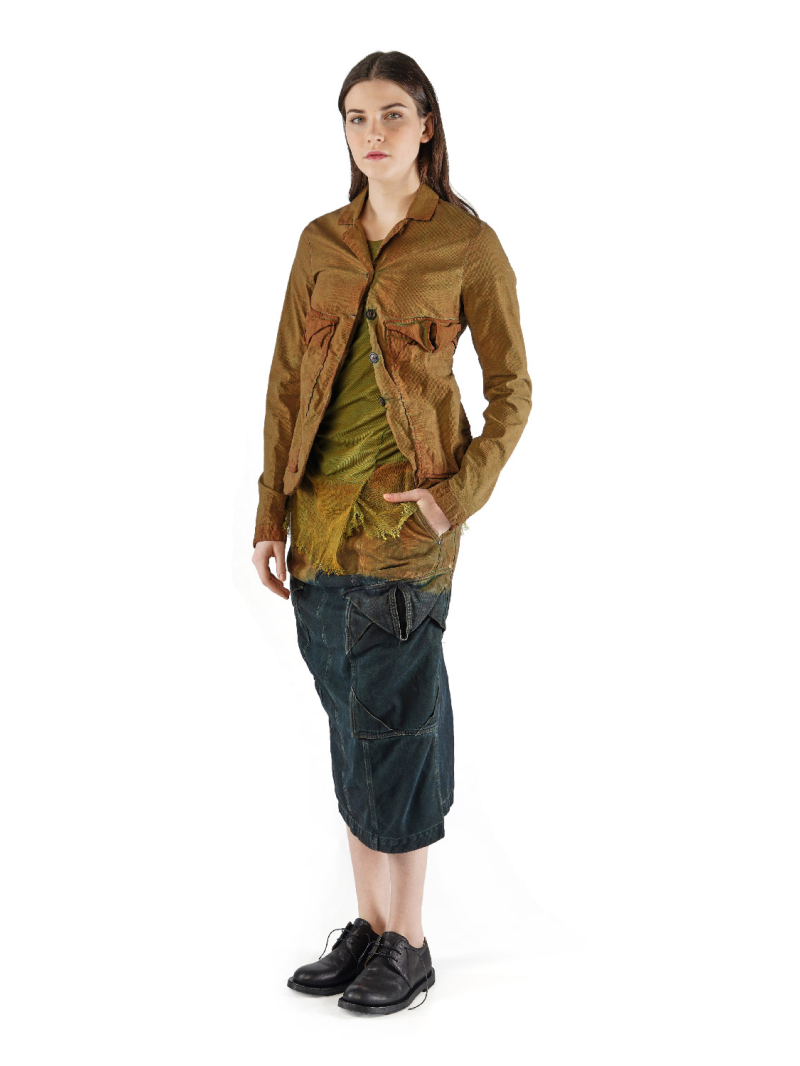 Rundholz DIP - Ärmelloses Rippenjersey Top - 2252340803