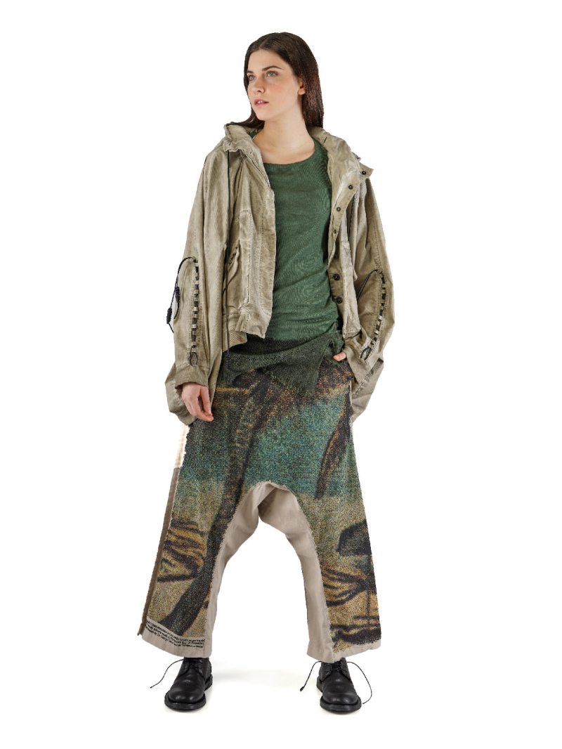 Rundholz DIP - Gerade weite Baumwoll Stretch Hose - 2252110103