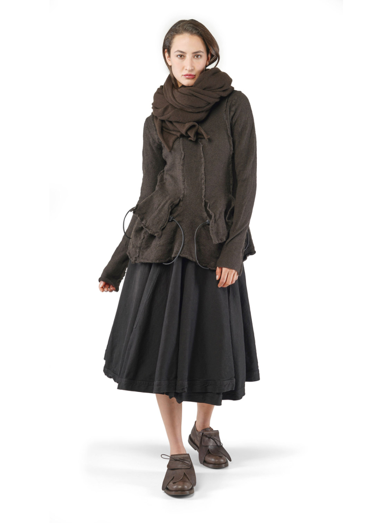 Rundholz - Denim Wickelrock - 2251030314