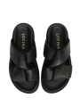 Lofina Shoebox - Sandal Modell 7184 - Gasoline Nero - Black - 7184