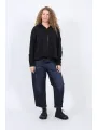 Pluslavie (Plü) - Wide Stretch Jeans Cropped - 10019