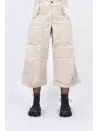 Pluslavie (Plü) - Cropped Cargo Pants with Panels - 10037