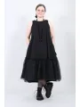 Pluslavie (Plü) - Robe midi avec volant en tulle - 1166