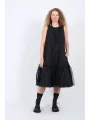 Pluslavie (Plü) - Midi dress with tulle ruffle - 1166