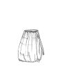 Rundholz - Balloon-shaped mesh wrap skirt - 1251050316
