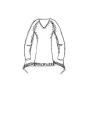 Rundholz - A-shaped linen delavé knit sweater - 1251420701