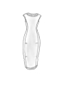 Rundholz DIP - Schmales baumwoll stretch kleid - 1252110909