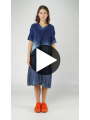 Rundholz DIP - Weites indigo jersey kleid - 1252620906