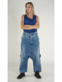 Rundholz - Weite Denim Hose mit Indigo Wash - 1261040113