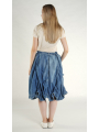 Rundholz - Ausgestellter Denim Rock mit Indigo Wash - 1261040318