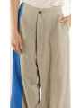 Rundholz - Asymmetrische Leinen Hose - 1261110101