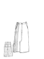 Rundholz - Asymmetrische Leinen Hose - 1261110101