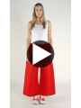 Rundholz - Ausgestellte Leinen mix Hose - 1261120124