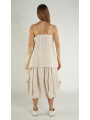 Rundholz - Asymmetrisches Leinen mix Top - 1261120808