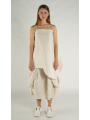 Rundholz - Asymmetrisches Leinen mix Top - 1261120808