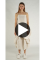 Rundholz - Asymmetrisches Leinen mix Top - 1261120808