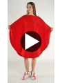 Rundholz - Rundes Leinen mix Kleid - 1261120917