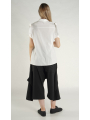 Rundholz - Popeline Bluse mit Ärmeln in runder Silhouette - 1261230409