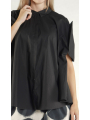 Rundholz - Ausgestellte Popeline Bluse - 1261230410