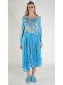 Rundholz - Tellerförmiger Baumwoll voile Rock - 1261350303