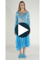 Rundholz - Tellerförmiger Baumwoll voile Rock - 1261350303