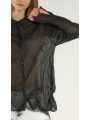 Rundholz - Lockere Baumwoll voile Bluse - 1261350409