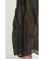 Rundholz - Wadenlanges Baumwoll voile Kleid - 1261350907