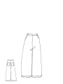 Rundholz - Gerade weite Cottonshape Hose - 1261630133