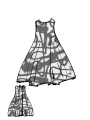 Rundholz - Weites Viskose Kleid - 1261770906