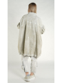 Rundholz DIP - Ballonförmiger Denim Mantel - 1262031211