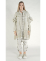 Rundholz DIP - Ballonförmiger Denim Mantel - 1262031231