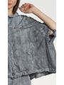 Rundholz DIP - Ausgestellte Stretch Denim Jacke - 1262071106