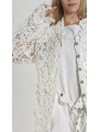 Rundholz DIP - Taillierte Baumwollspitze Jacke - 1262091102