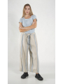 Rundholz DIP - Gerade weite Leinen Hose - 1262100102