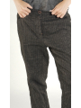 Rundholz DIP - Schmale Viskose Leinen Hose - 1262110149