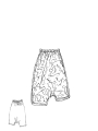 Rundholz DIP - Asymmetrische Popeline Hose - 1262260106