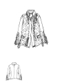 Rundholz DIP - Popeline Jacke mit Spitzenvolant - 1262261104
