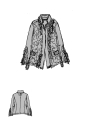 Rundholz DIP - Popeline Jacke mit Spitzenvolant - 1262261114