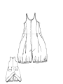 Rundholz DIP - Popeline Overall mit Angeschnittenem Rock - 1262261309