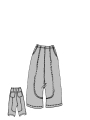 Rundholz DIP - Knöchellange Techno Stretch Hose - 1262390129