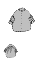 Rundholz DIP - Gerade weite Cupro Bluse - 1262470413