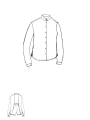 Rundholz DIP - Taillierte Popeline Bluse - 1262530401