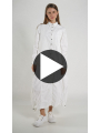 Rundholz DIP - Taillierte Popeline Bluse - 1262530401