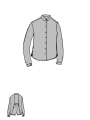 Rundholz DIP - Taillierte Popeline Bluse - 1262530411